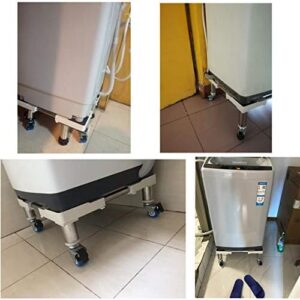 Heavy Duty Washing Machine Base With Wheels – Adjustable Mobile Stand for Fridges and Dryers
