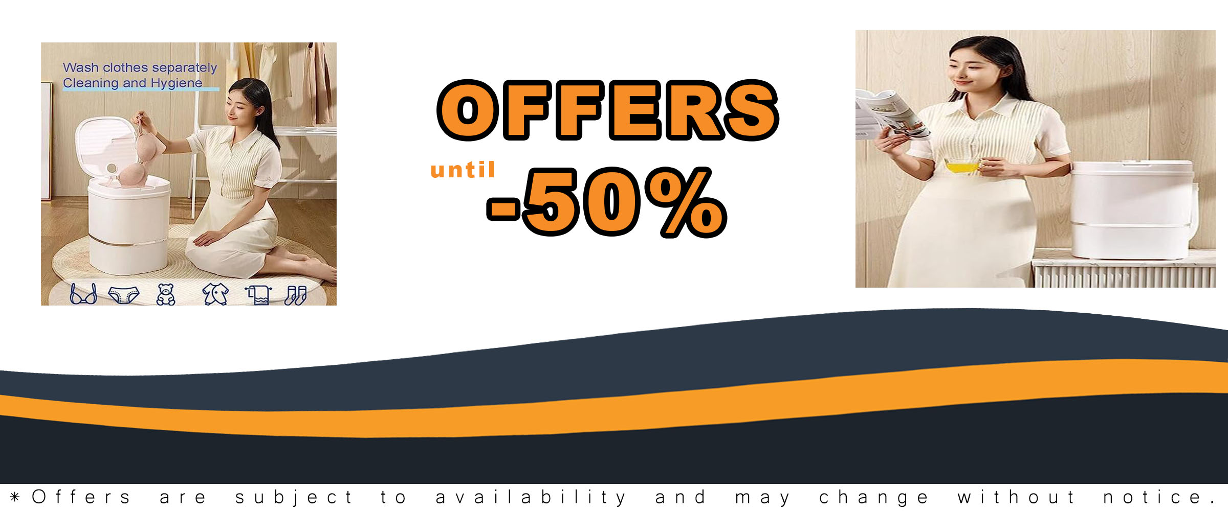Mini Compact Washing Machine with Spinning Basket, ideal for small spaces like apartments, RVs, and camping trips