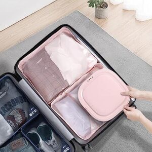 Portable Washing Machine - Foldable, Hidden Drain, Compact Design for Apartments and Travel