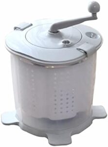 Hand Washing Machine with Crank and Spin, Portable and Compact for Camping and Travel