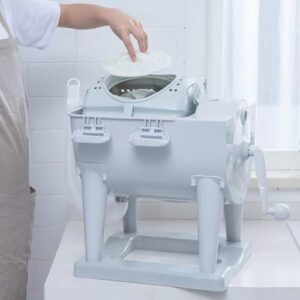 Mini Manual Washing Machine Non-electric Dryer with Spin Dry and Drainage Pipe