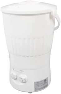 Portable Washing Machine with 10L capacity, 2 wash modes, and 15-minute timer for small clothing such as socks and underwear