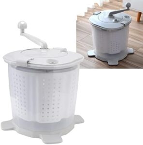 Pyhodi Manual Washing Machine with Nordic Grey Design and Suction Cup Feet