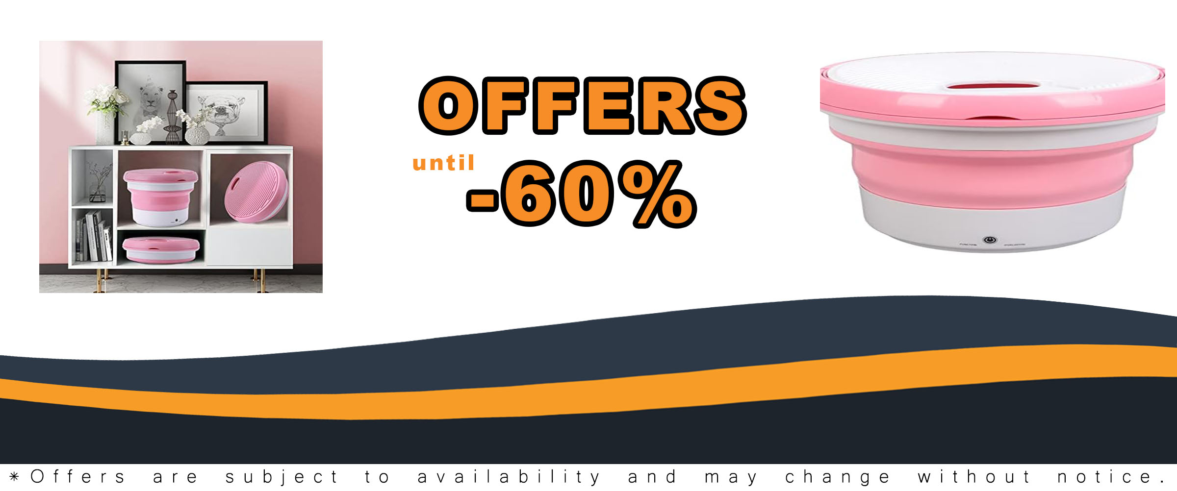 Portable Washing Machine with Ozone Cleaning Technology, Compact and Foldable, Perfect for Baby Clothes, Small Items, Travel, and Camping