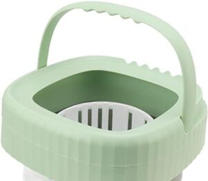 Naroote Foldable Washing Machine with Hidden Drain Valve for Travel and Small Spaces  