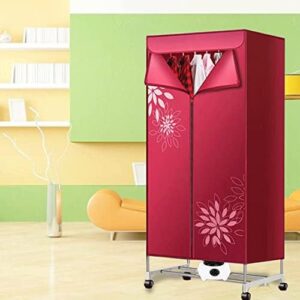 Electric Clothes Dryer Large Capacity 15kg – Red, energy-saving indoor drying solution