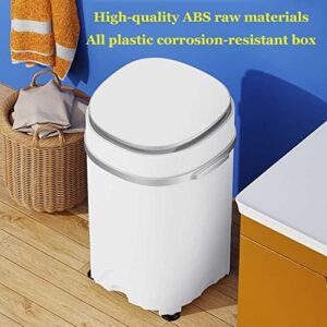 Small Washing Machine Compact Laundry Machine with Drying Bucket and Drain Pipe – Ideal for Socks and Underwear