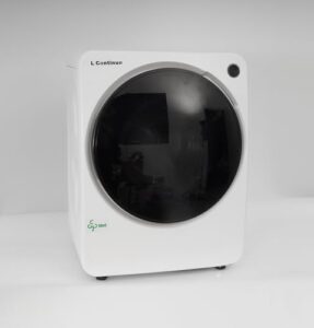 Compact and efficient washing machine perfect for home laundry, saving energy and space.