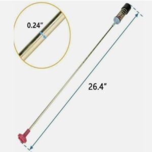 WA50R5200AW/US Washer Suspension Rod Kit installed in Samsung washing machine, showing improved vibration control and quiet operation