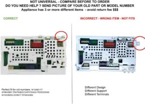 W10480177 CKD7179 Main Control Board