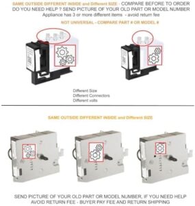 EQUIP. DR US Ark-Les 11630-72 EDR30-72X1 Compatible Washer Lid Lock and Switch Assembly - Durable Replacement