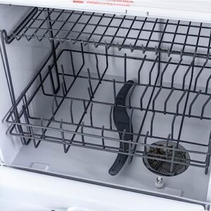 Countertop Dishwasher, 900W Automatic Dish Washing Machine for RVs and Small Apartments