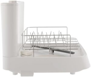 Compact and portable countertop dishwasher with touch control, perfect for small spaces like apartments and dorms.