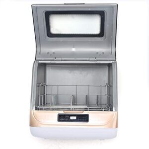 Compact Countertop Dishwasher with 4 Washing Programs and 2 Drying Modes