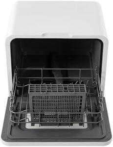 785W Mini Portable Countertop Dishwasher with 360° Spray and Air Dry Function