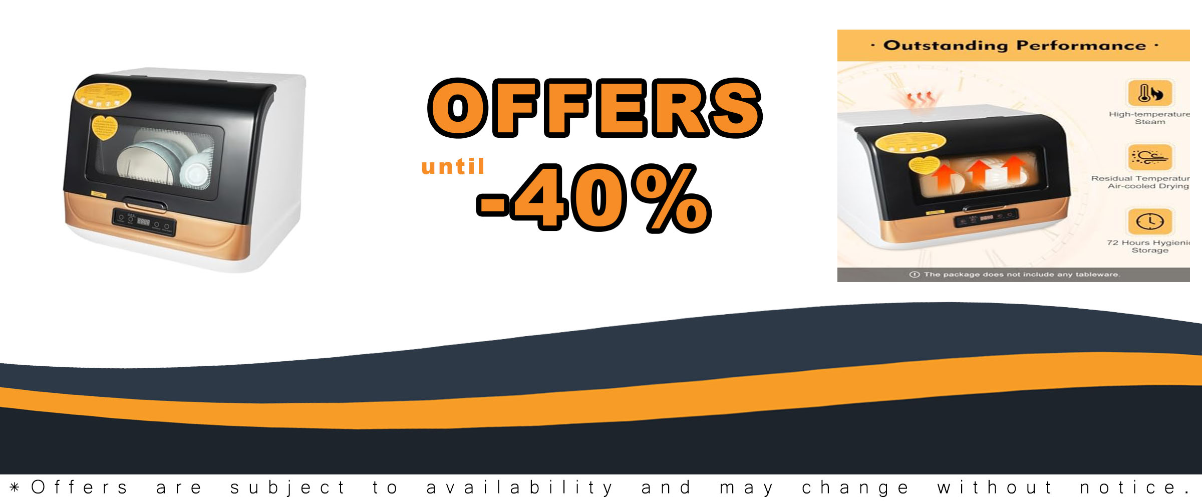 Portable Dishwasher Countertop 800W 110V – Ideal for Small Spaces and Efficient Dishwashing