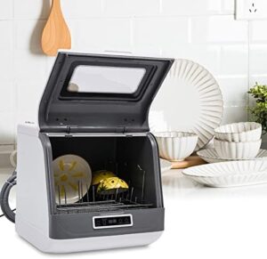Countertop Dishwasher, Portable Mini Dishwasher for Apartments and Dorm Rooms, White