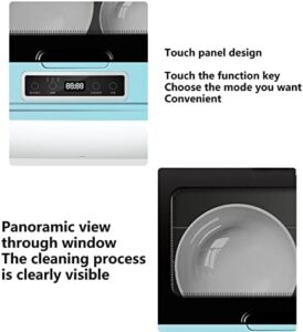 Table Top Dishwasher with 6 Place Settings, freestanding design, LED display, and rotary spray for a clean kitchen experience
