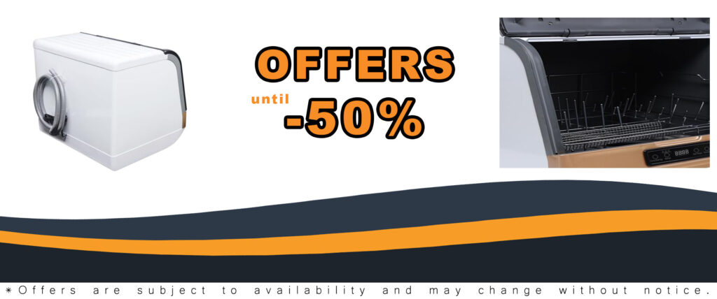 Countertop Dishwasher, 3-in-1 portable with 360° spray, perfect for small apartments and RVs