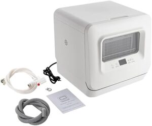 Portable Countertop Dishwasher - Compact Design for Apartments, Dorms, and Snack Bars