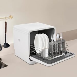 Portable Countertop Dishwasher - Compact Design for Apartments, Dorms, and Snack Bars