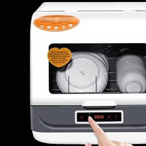 Portable Countertop Dishwasher with 8L Water Tank and 3 Washing Programs
