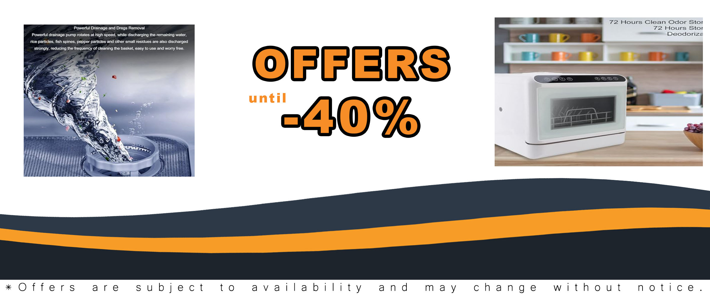 Compact and efficient portable dishwasher with multiple wash modes and 72-hour drying, perfect for apartments and offices.