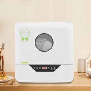 Countertop Dishwasher with 4 Wash Modes, Ideal for Dorms, Flats, and RVs  