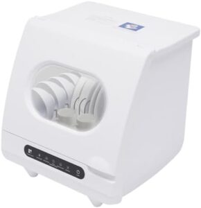 Countertop Dishwasher, 1200W portable design with multiple wash programs, ideal for small kitchens and apartments.