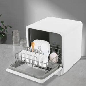 3-in-1 Portable Mini Dishwasher for Apartments & RVs - Compact, sleek design, and energy-efficient cleaning.