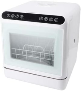 Portable Mini Dishwasher for Office, 72 Hours Drying, Compact Design