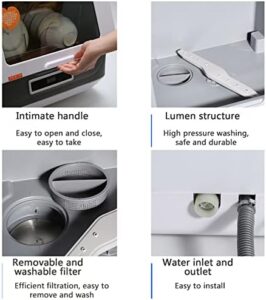 1200W Countertop Dishwasher – Portable, compact design with three washing modes, ideal for small spaces like apartments, boats, and RVs.