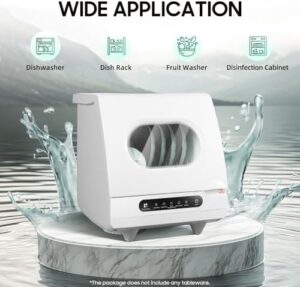 Portable Dishwasher Full Panel Control Mini Countertop Dishwasher – Compact and Energy Efficient
