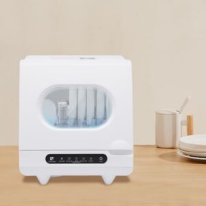 Dishwasher 1200W Automatic Portable Countertop Cleaning Dishes, Knives, Forks, Spoons