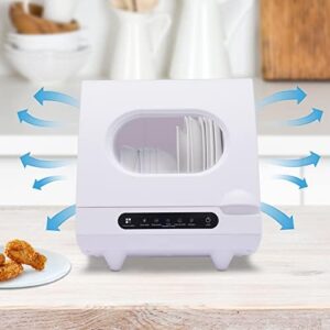Mini Countertop Dishwasher with 5 Washing Programs, Portable and Compact for Home, Apartment, and RV