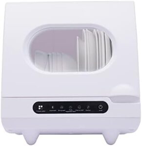 Mini Countertop Dishwasher with 5 Washing Programs, Portable and Compact for Home, Apartment, and RV