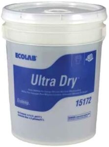 Ecolab Rinse Additive Dishwasher Ultra Dry Liquid for Spotless and Dry Dishes