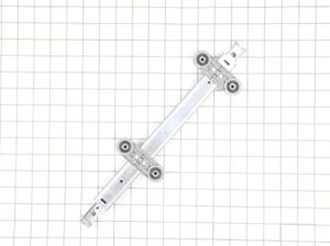 Dishwasher Dishrack Side Track for KitchenAid models like KUDE60HXSS6, KUDE60SXSS0, and more.