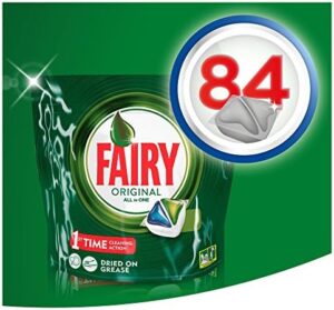 Fairy All In 1 Dishwasher Tabs Original pack of 3 for powerful cleaning and freshness