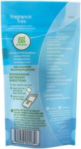 Grab Green Automatic Dishwashing Detergent Pods, fragrance-free, plant-based, powerful grease removal
