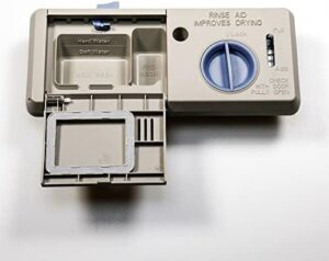 Dishwasher Detergent Dispenser Replacement for Whirlpool models WDF530PSYW6, WDF530PSYW7, WDF730PAYB6, WDF730PAYB7, WDF730PAYM6, WDF730PAYM7, WDF730PAYT6
