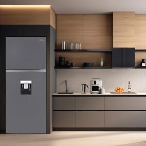 Top Freezer Refrigerator with Water Dispenser for home, office, and garage use