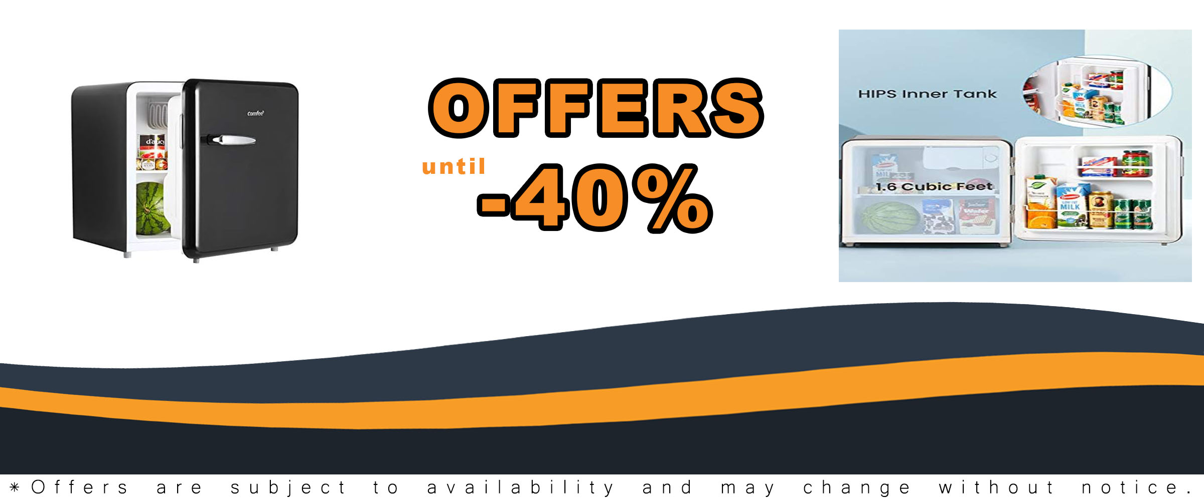 COMFEE 1.6 Cubic Feet Retro Refrigerator in black with a sleek design, adjustable legs, and removable shelf, perfect for dorms, homes, and garages. 