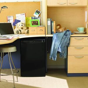Danby DAR026A1BDD-6 Mini Fridge in Black, Compact Refrigerator for Bedroom and Office