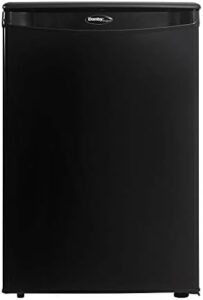 Danby DAR026A1BDD-6 Mini Fridge in Black, Compact Refrigerator for Bedroom and Office