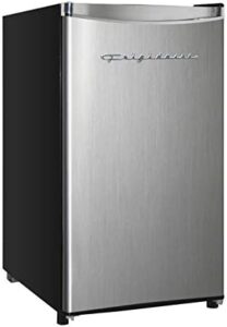 Frigidaire EFR321-AMZ 3.2 cu ft Stainless Steel Mini Fridge – Perfect for Home or Office  