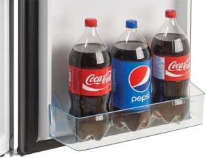 Danby DCR045B1BSLDB compact fridge in a modern kitchen setting