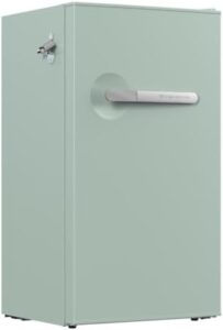 Frigidaire EFR397AMZSAGE6COM Green 3.2 Cu. Ft. Retro Series Compact Refrigerator with Built-In Bottle Opener