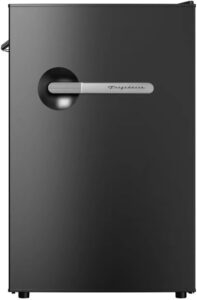 Frigidaire EFR495BLACK6COM Onyx Retro Series Compact Refrigerator with Built-In Bottle Opener
