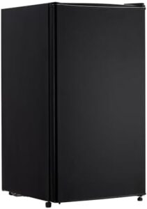Saving Mini Fridge with Freezer, 3.2 Cu.Ft Capacity, Single Door Design, Ideal for Bedroom, Apartment, or Office